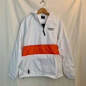 Charles River Apparel Rain jacket/wind breaker cotton lined Vizzy Seltzer NWT